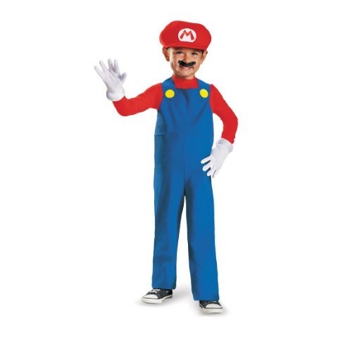 Mario Kids Costume - 3-4Y
