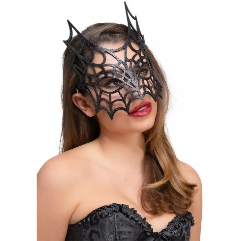 Glitter Spider Mask