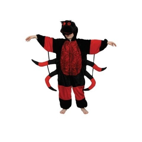 Childrens Spider Costume - 3-4Y