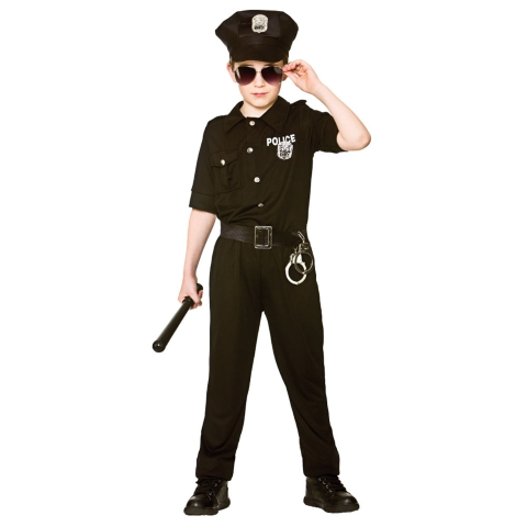 New York Cop Costume - 8-10Y