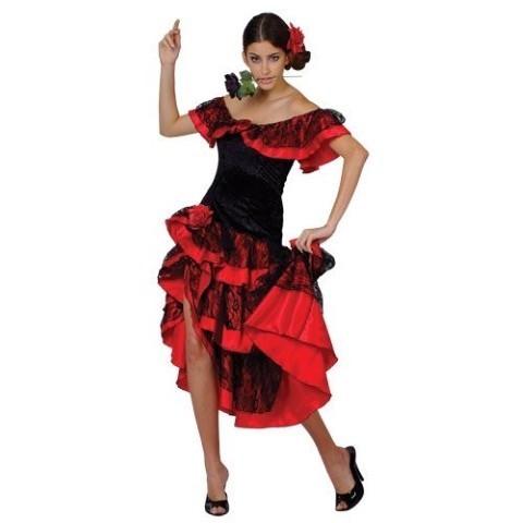 Spanish Senorita Costume - L