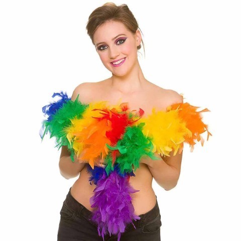 Feather Boa Rainbow