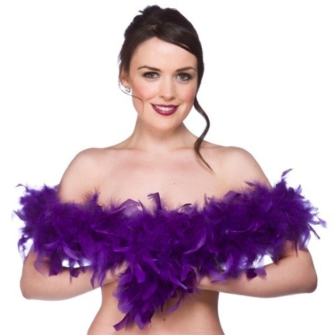 Feather Boa Purple