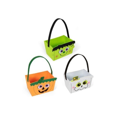"Trick or Treat" Halloween basket 3 pcs