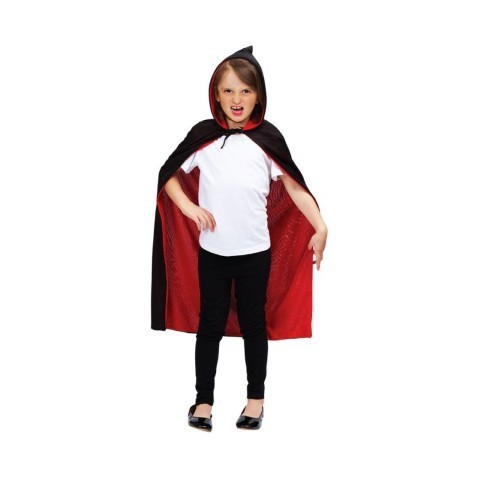 Double-Sided Hooded Cape Kids-7-8Y