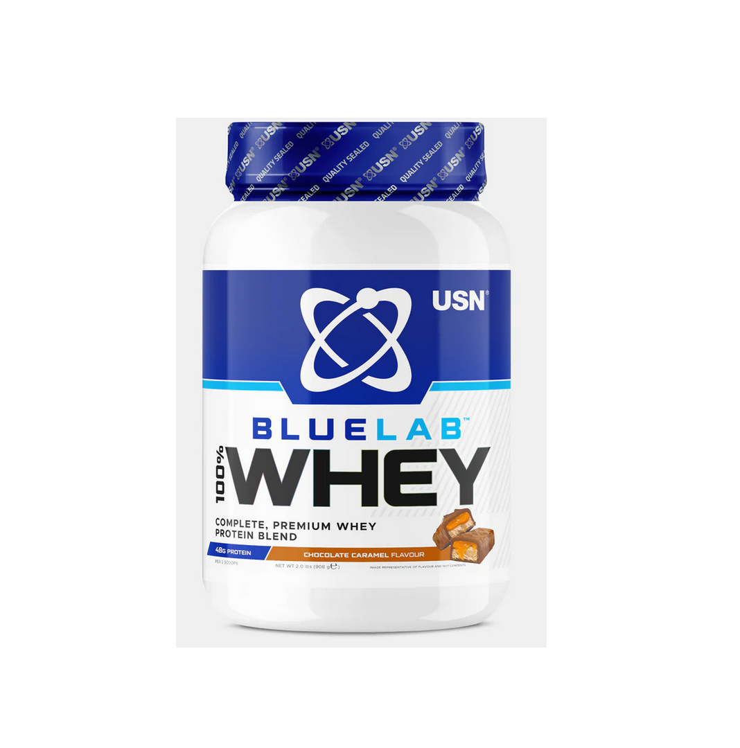 BlueLab 100% Whey Protein Caramel 908g