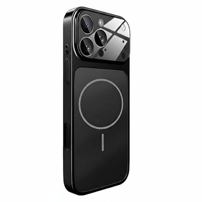 iPhone 16 Pro Max MagSafe Matte Black Case with Camera Shield