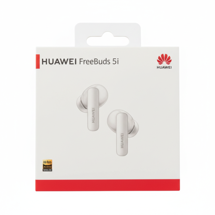 HUAWEI FreeBuds 5i True Wireless Earphones, Ceramic White, Hi-Res Audio