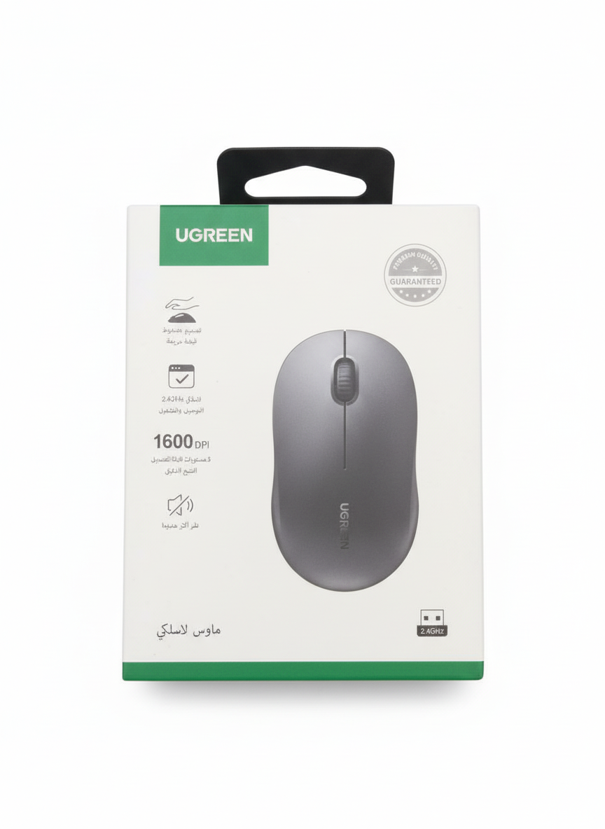 UGREEN Dual Mode Wireless Mouse, Silent, 4000 DPI, Bluetooth & 2.4GHz