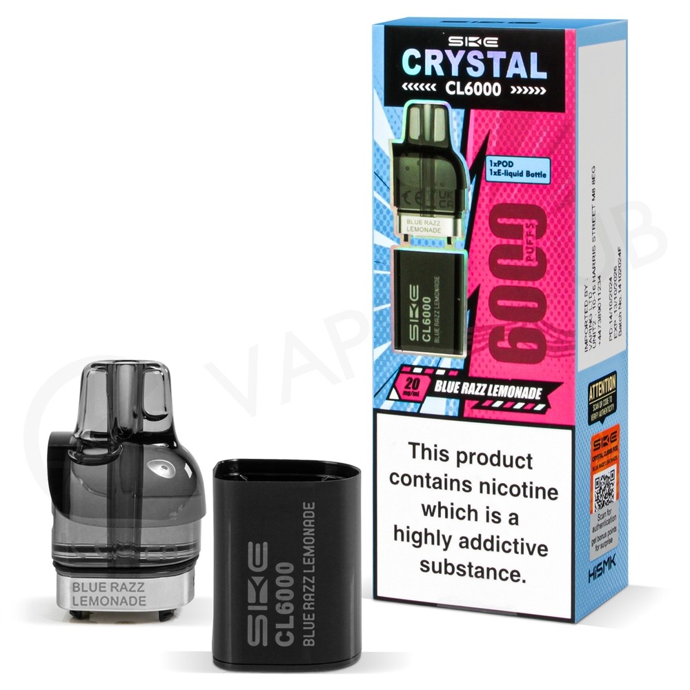 Crystal CL6000 Blue Razz Lemonade Pod