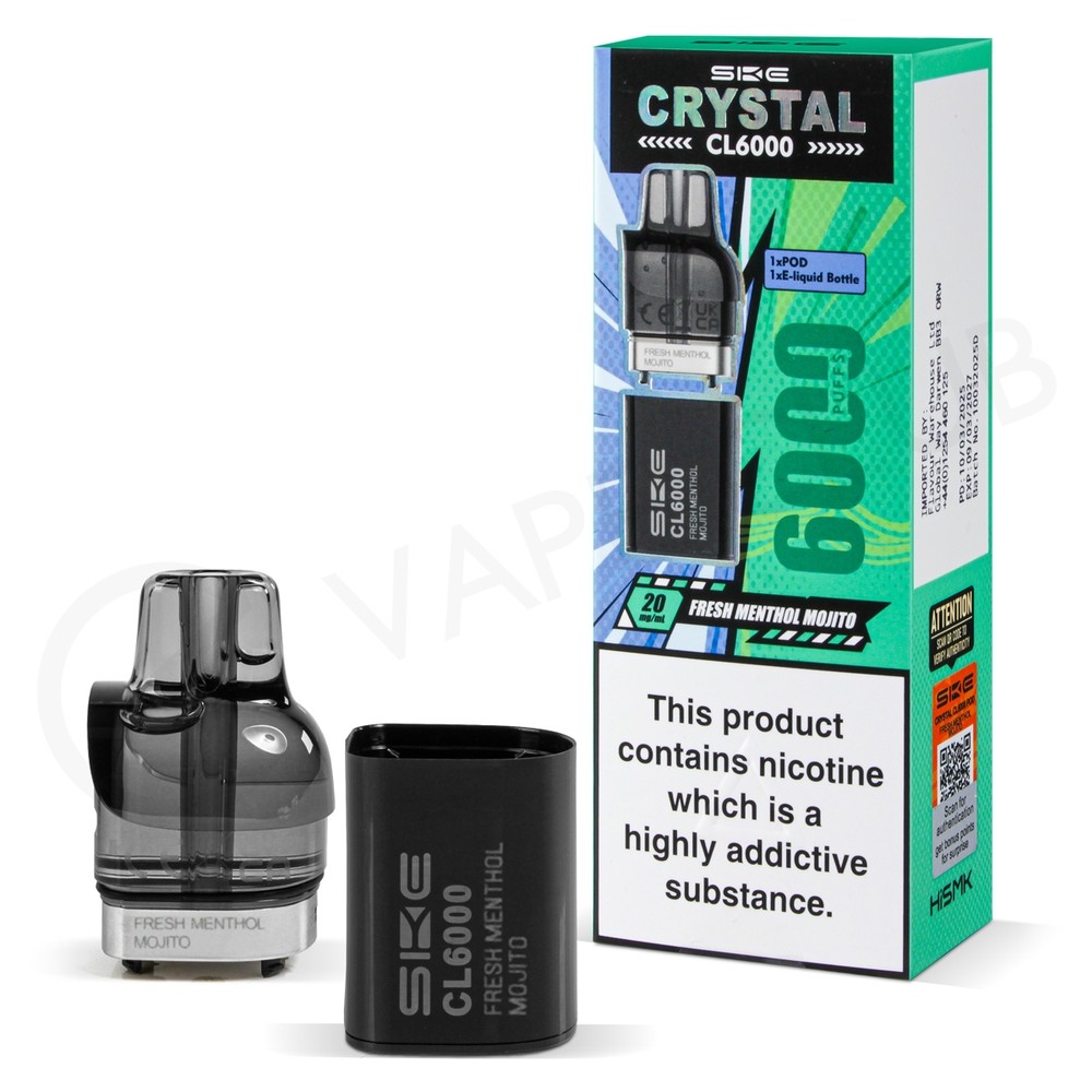 Crystal CL6000 Fresh Menthol Mojito Pod