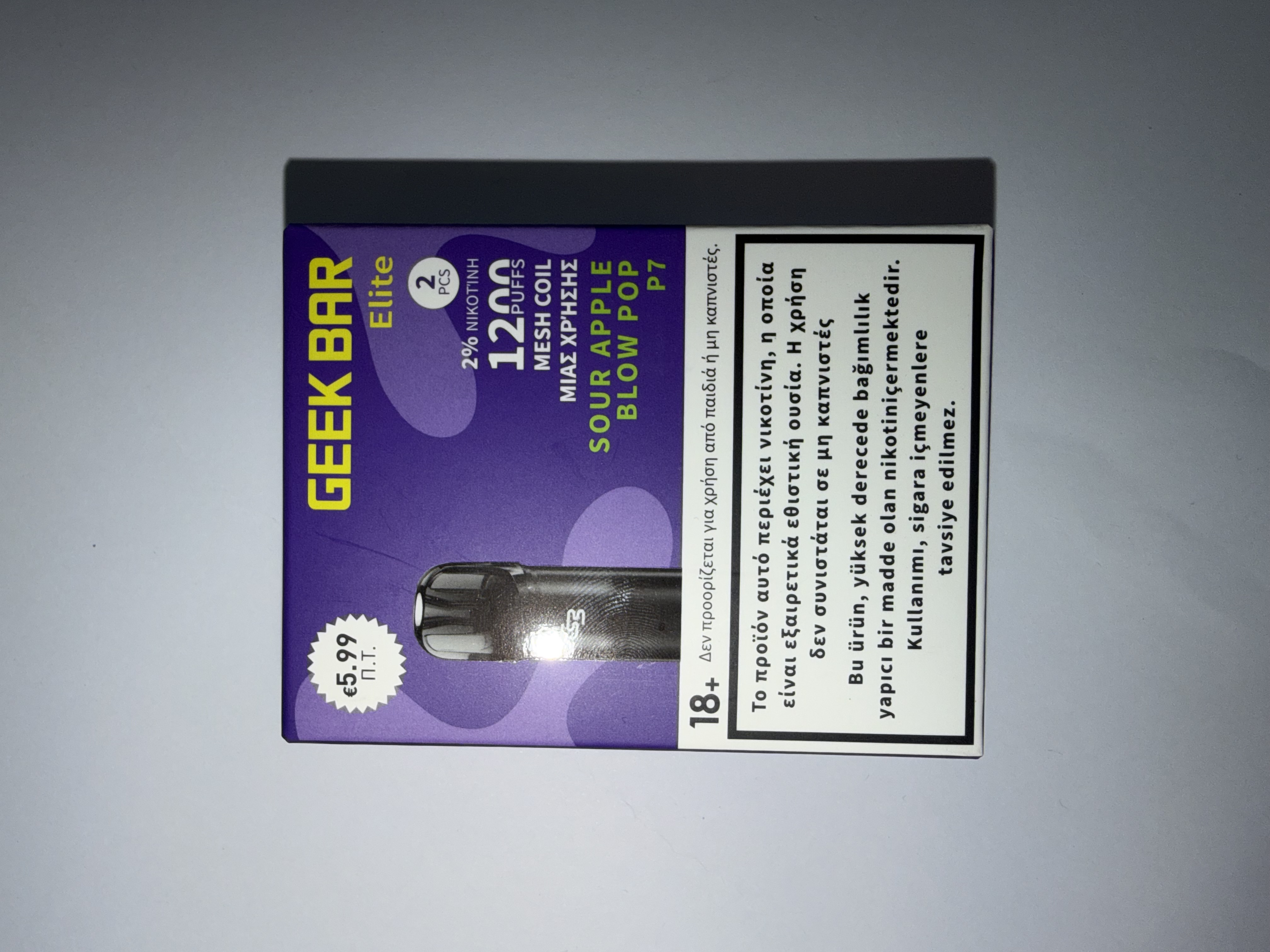 Geek Bar Pods Sour Apple Blow Pop