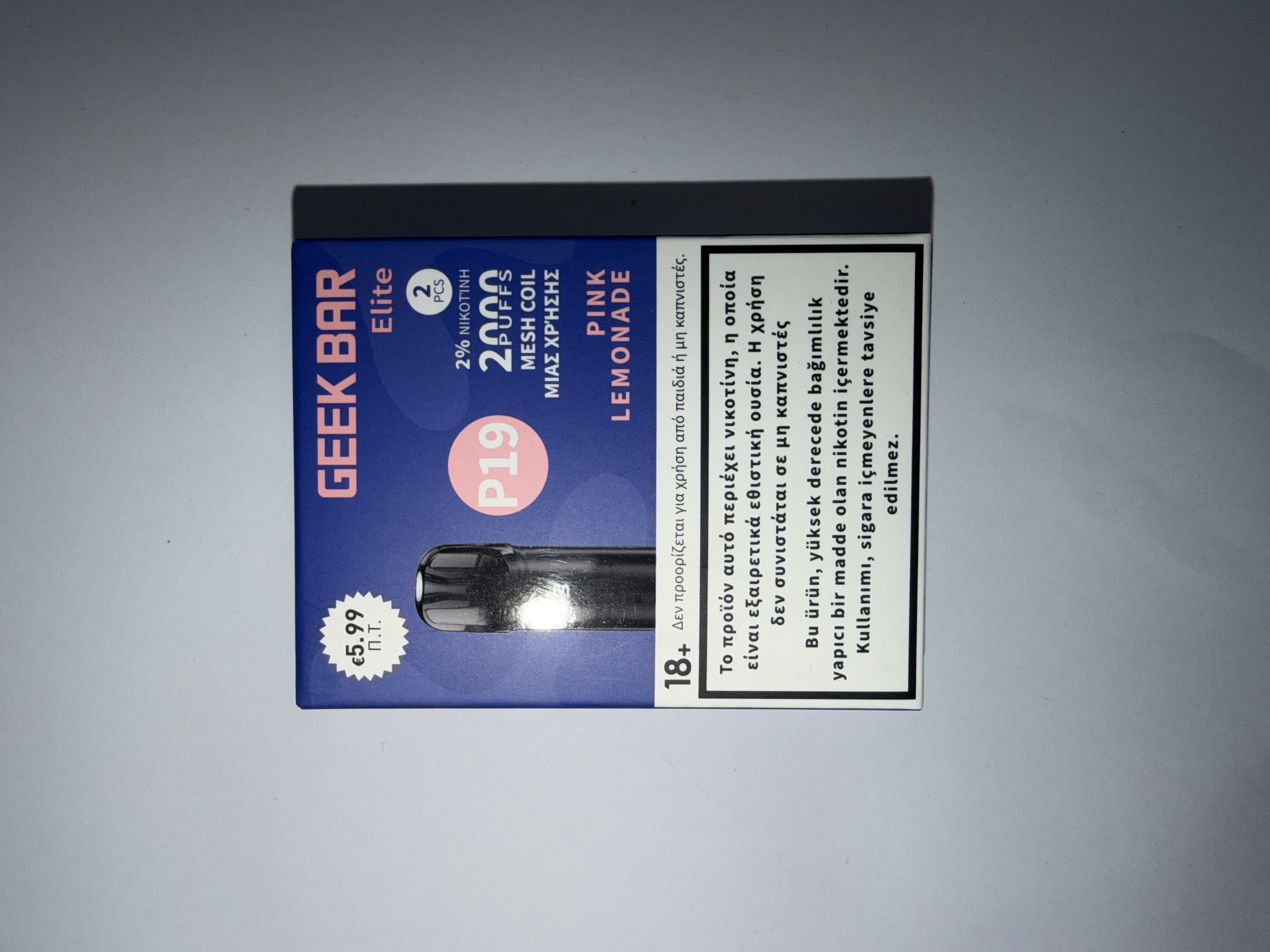 Geek Bar Pods Pink Lemonade