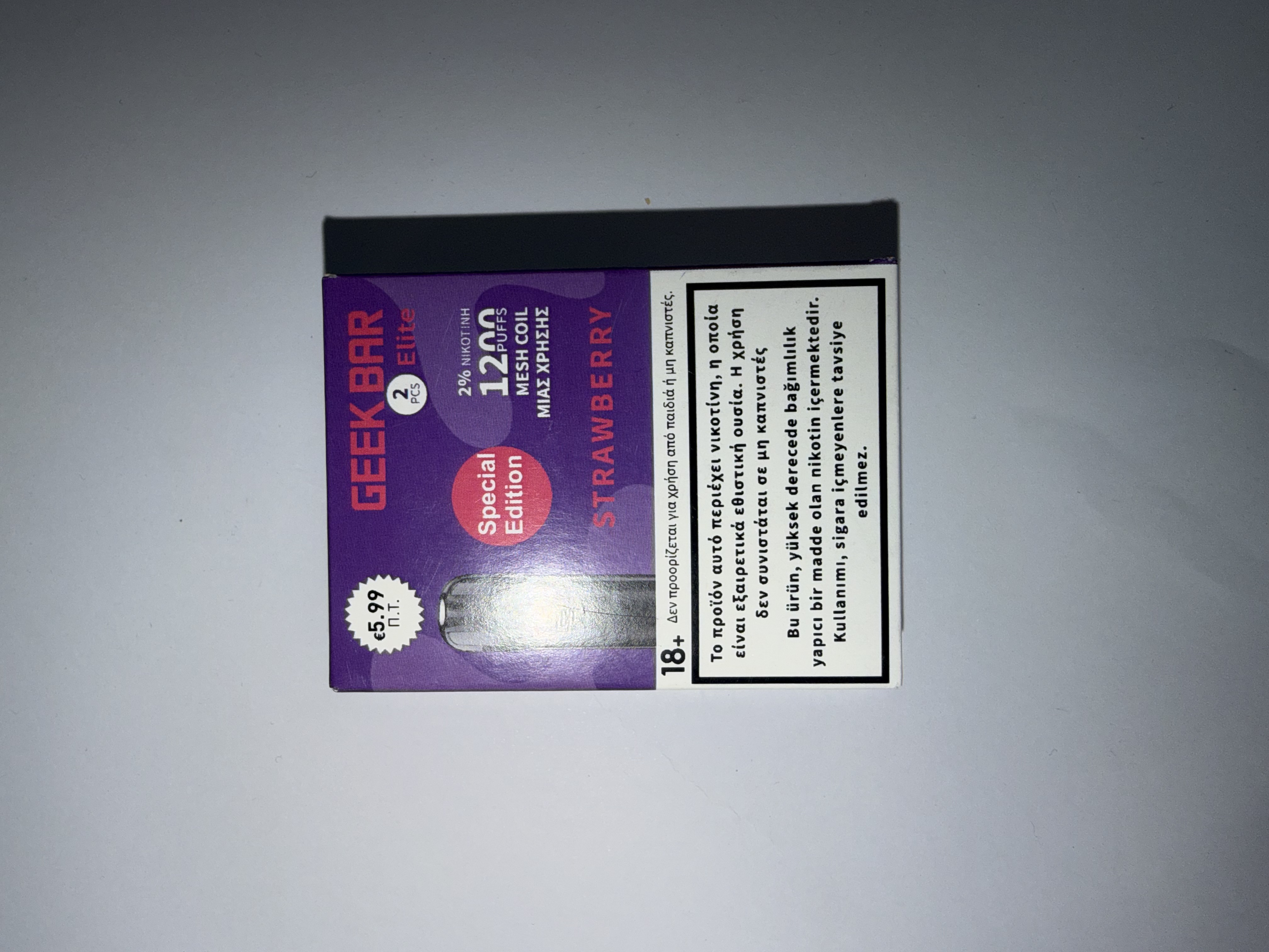 Geek Bar Pods Strawberry ICE