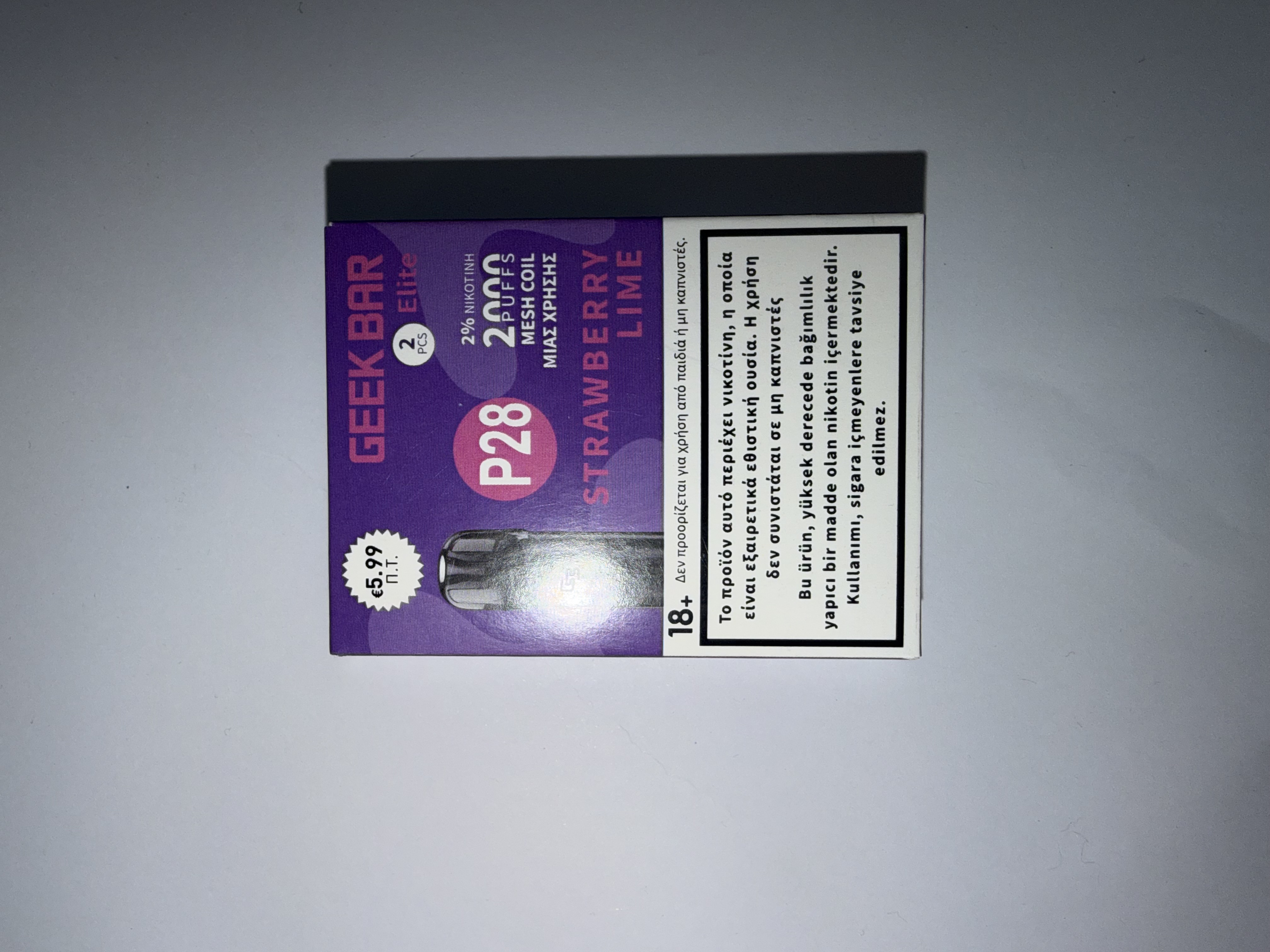 Geek Bar Pods Strawberry Lime