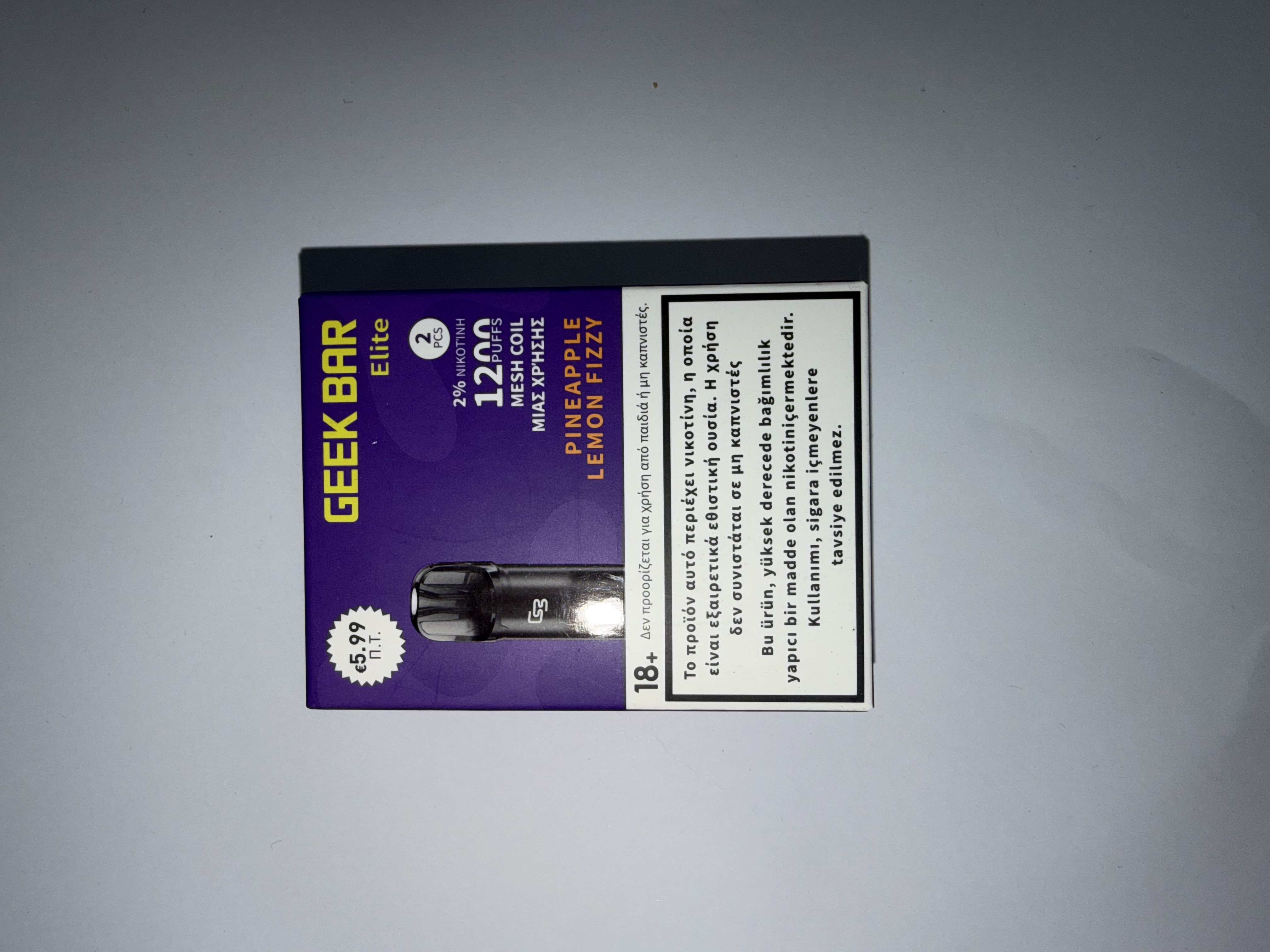 Geek Bar Pods Pineapple Lemon Fizzy