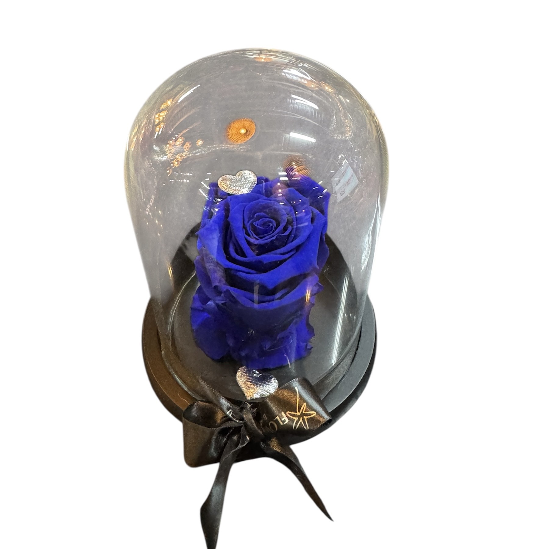 TIMELESS BLUE FOREVER ROSE IN DOME
