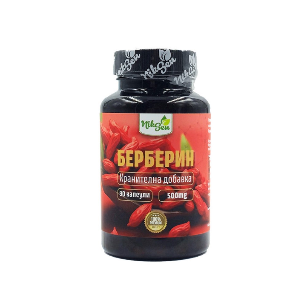 Berberin, 500 mg, 90 Capsules, Niksen
