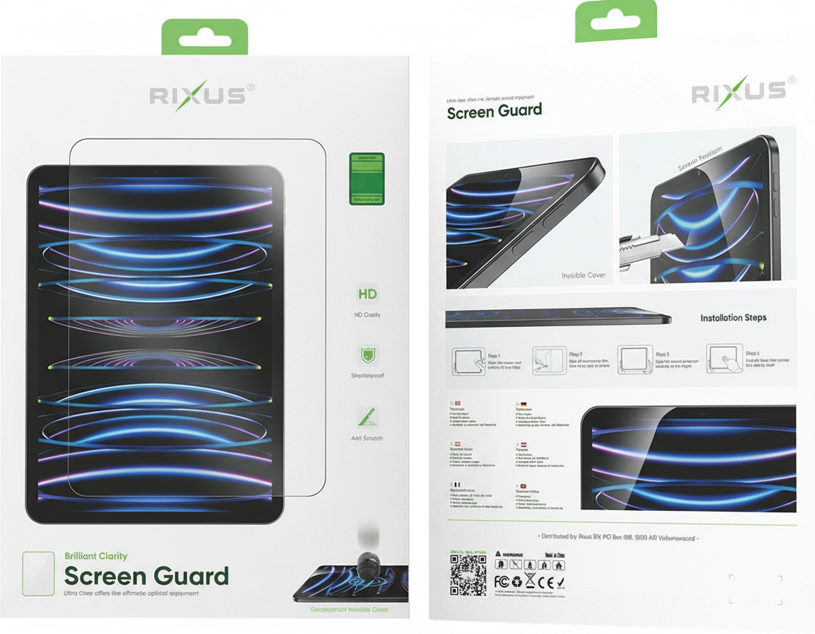 Ultra-Clear Rixus Screen Guard for iPad Air 11″ (2024, 2025)