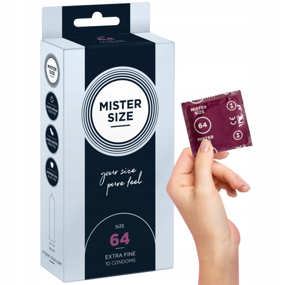 MISTER SIZE 64mm - 10 CONDOMS