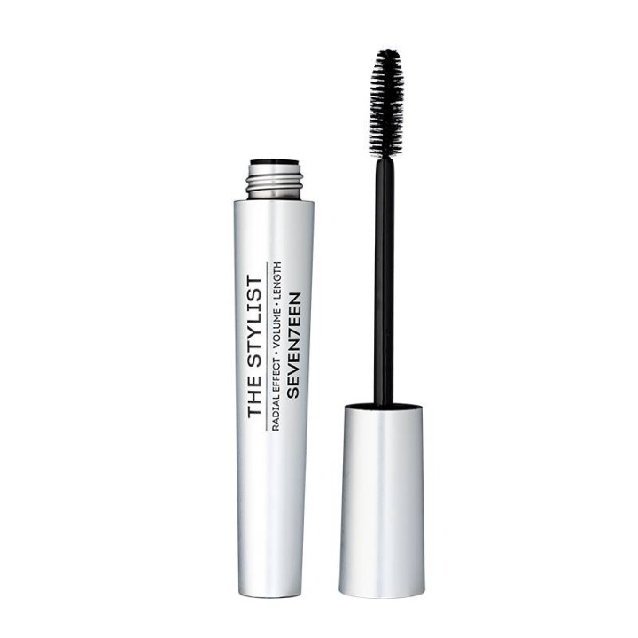 Seventeen Stylish Mascara Black, Mascara, 12ml