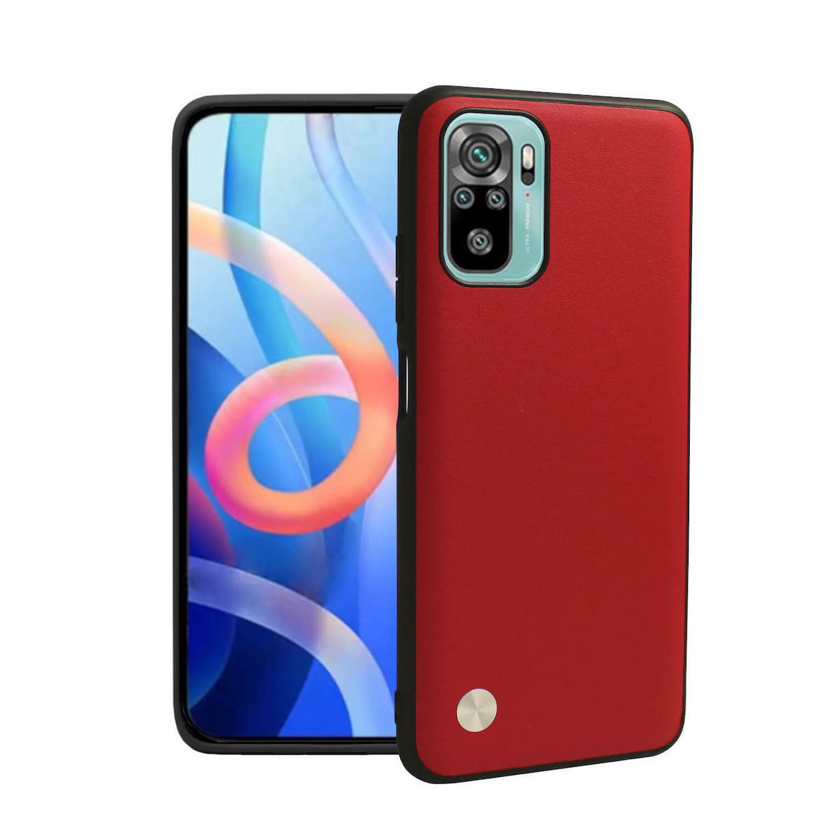Back Cover Leather Red (Galaxy Note 10Redmi Note 10 / 10s / Poco M5s)