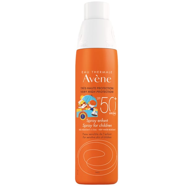 Avene Eau Thermale Sunscreen Spray Enfant Spf50+ Kids Sunscreen No Fragrance 200Ml