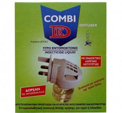 Dk Combi Diffuser Insecticide Liquid Insect Repellent