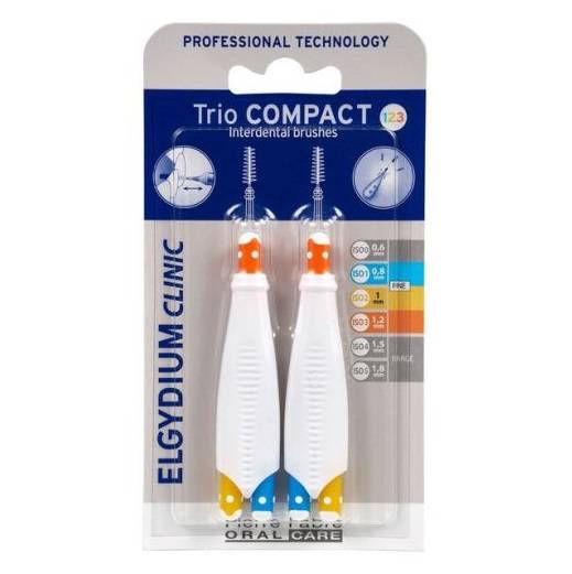 Elgydium Trio Compact 123 Mixed 2 Pieces