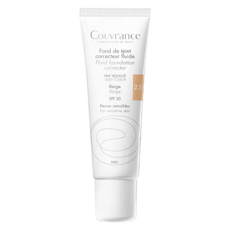 Avene Couvrance Fluide Foundation Corrector Spf20 2.5 Beige 30Ml