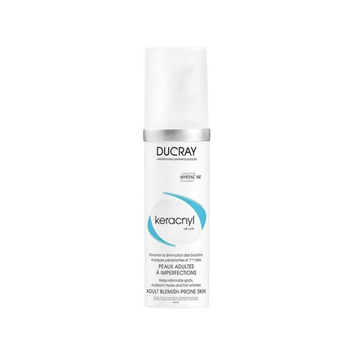 Ducray Keracnyl Serum For Blemish Prone Skin Eliminate Spots And Stubborn Marks 30Ml