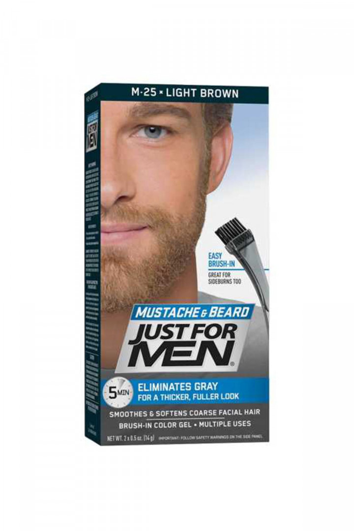 Just For Men Moustache & Beard Brush Light Brown
