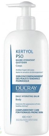 Ducray Kertyol P.S.O. Daily Moisturizer Hydrating Balm For Psoriasisprone Skin, 400Ml