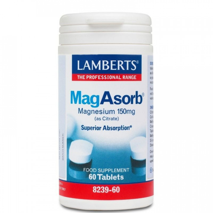 Lamberts Megasorb Magne Citrate 150Mg 60 Tablets
