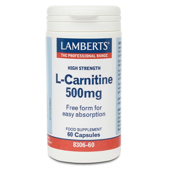 Lamberts L-Carnitine 500Mg X60