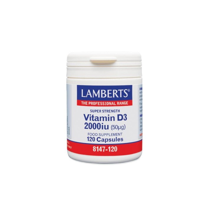 Lamberts Vitamin D3 2000Iu 50Mg 120Capsules