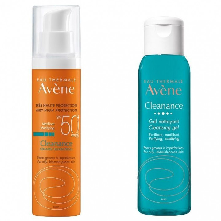 Avene Cleanance Spf50 + Gel Free Set