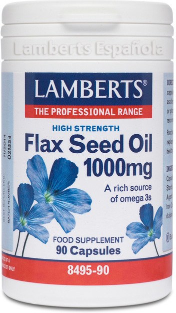 Lamberts Flax Seed Oil 1000Mg 90 Capsules