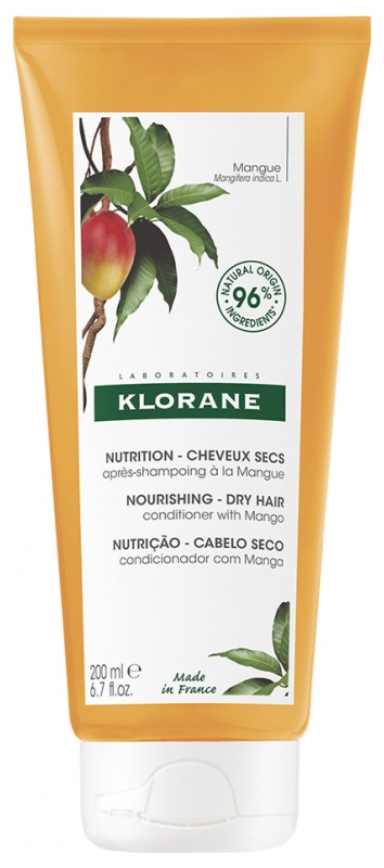 Klorane Nourishing Dry Hair Conditioner With Mango 200Ml