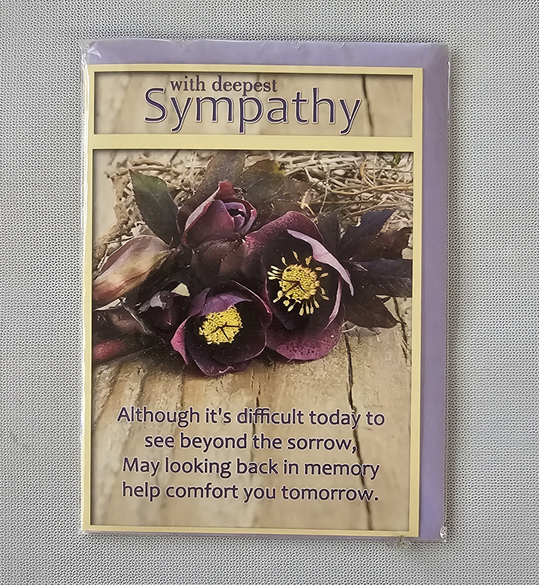 Greeting Card Condolence / Best Sympathy