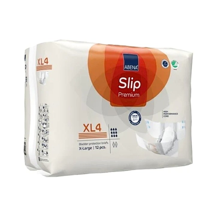 Abena Slip Premium Xl4 - Extra Large - Pack Of 12 Adult Diapers