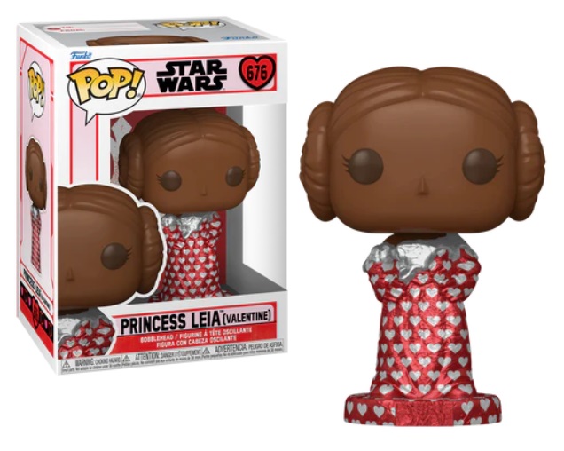 POP! Disney: Star Wars Valentine's Day 2024 - Princess Leia (Valentine Chocolate) #676