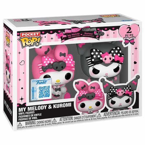 Pocket POP! Hello Kitty My Melody & Kuromi 2-Pack