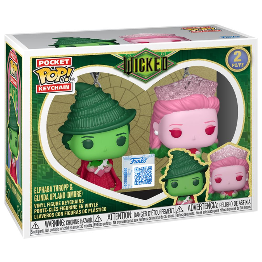 Pocket POP! 2-Pack: Wicked - Glinda & Elphaba (Ombre)