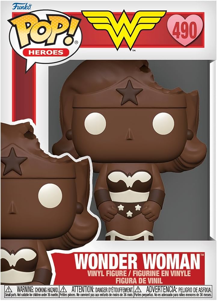 POP! Heroes DC Valentine's Day 2024 - Wonder Woman (Valentine Chocolate) #490
