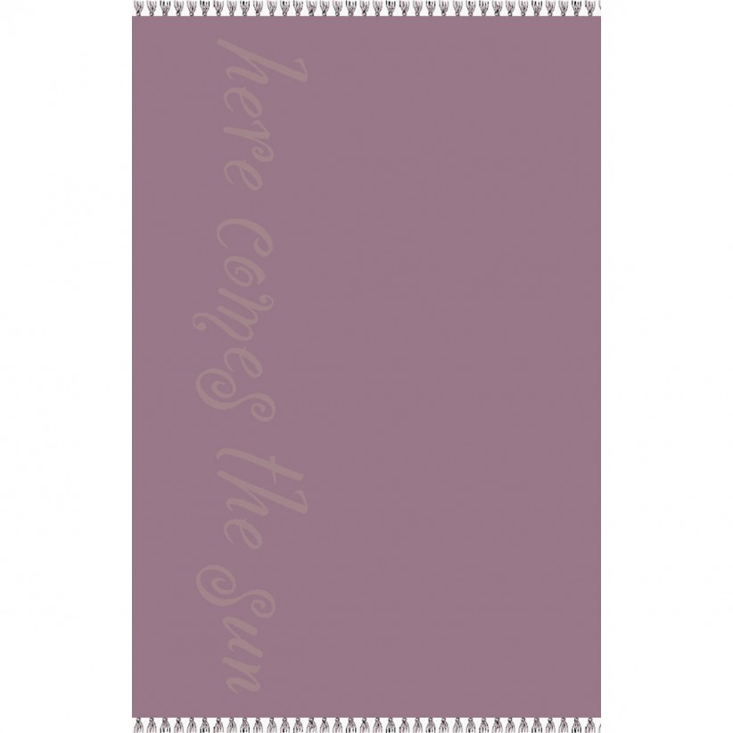 BEACH TOWEL BEATLES PLUM (86Χ160)