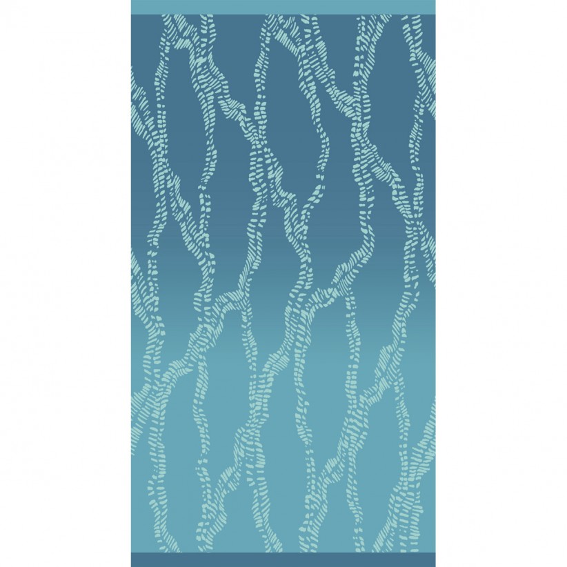 BEACH TOWEL CHAIN BLUE (86x160)