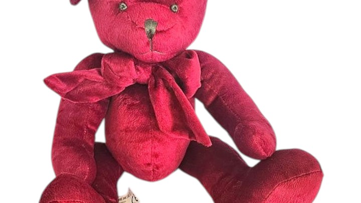Red Love Bears Velvet Teddy 22Cm