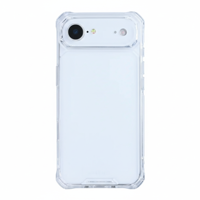 Rixus Armor-X Anti-Shock Clear Case for iPhone 17 Air, Transparent