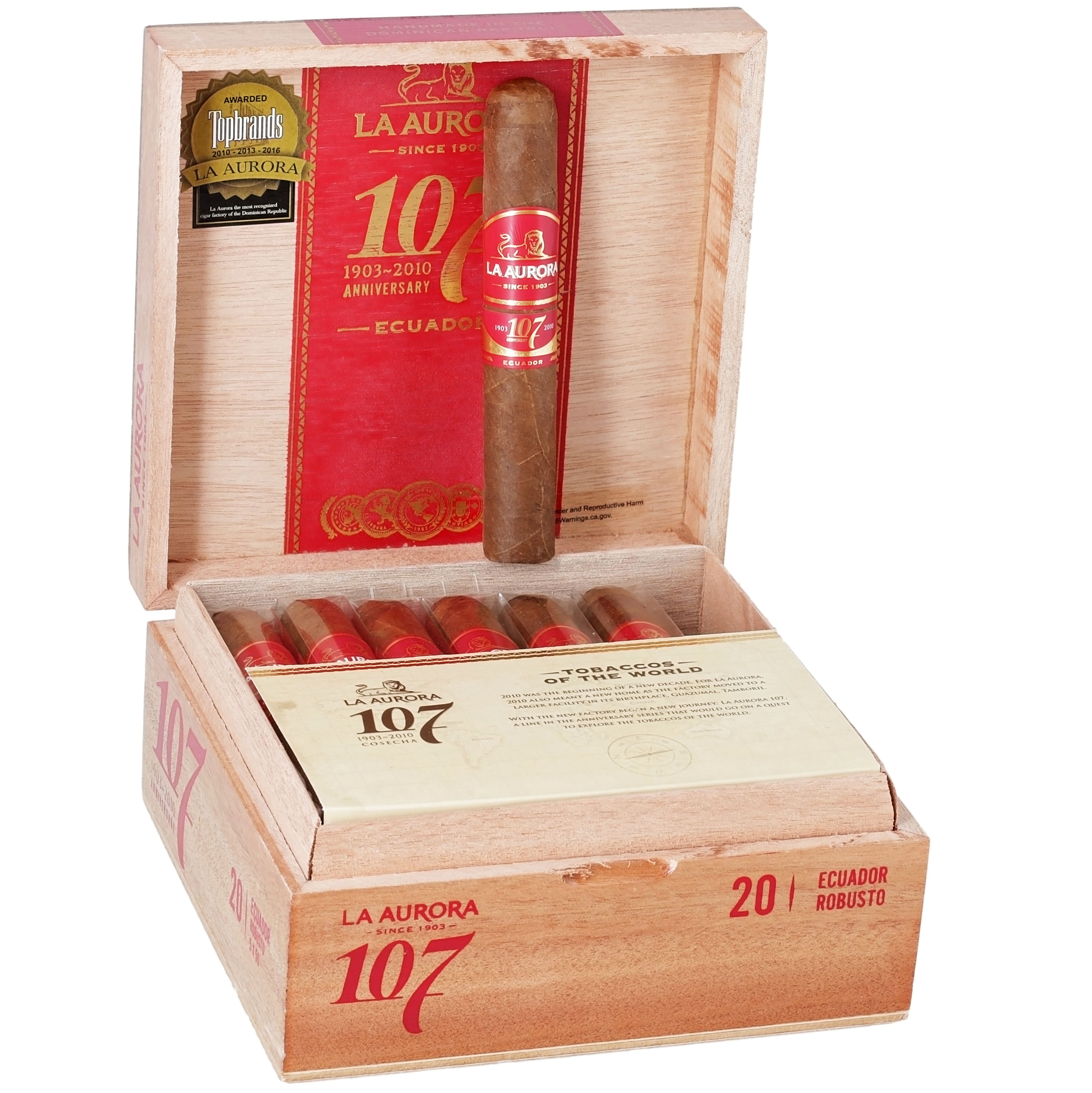 La Aurora 107 Ecuador Robusto